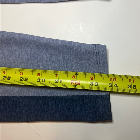 JoyLab Colorblock Mid Rise Leggings Blue Gray Athletic Workout Yoga XL - Picture 11 of 13